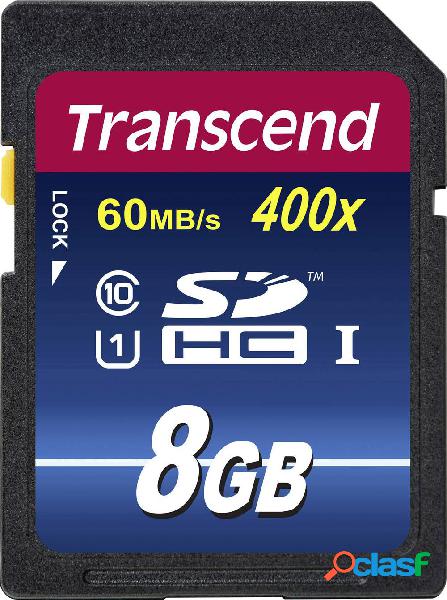 Transcend Premium 400 Scheda SDHC 8 GB Class 10, UHS-I