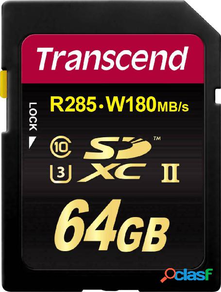 Transcend Premium 700S Scheda SDXC 64 GB Class 10, UHS-II,