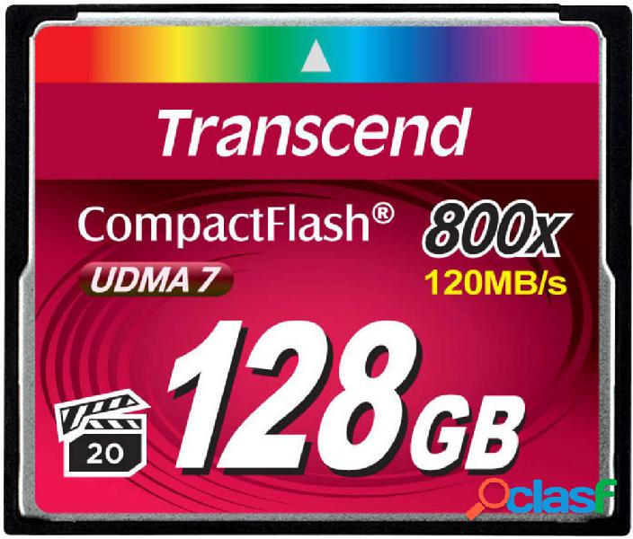 Transcend Premium 800x Scheda CF 128 GB