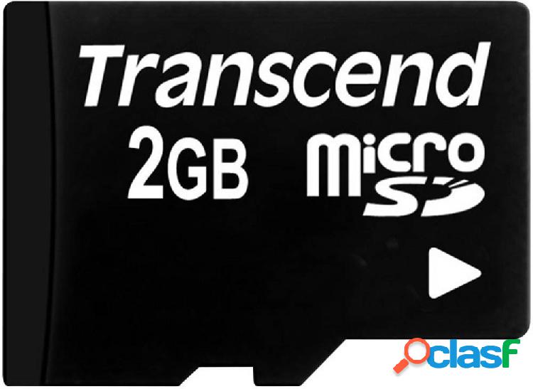 Transcend TS2GUSDC Scheda microSD 2 GB Class 2