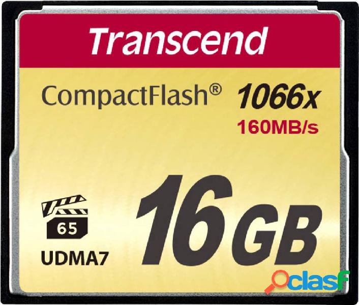 Transcend Ultimate 1066x Scheda CF 16 GB