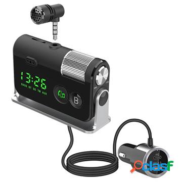 Trasmettitore FM Bluetooth / Caricabatterie da Auto BC73 -