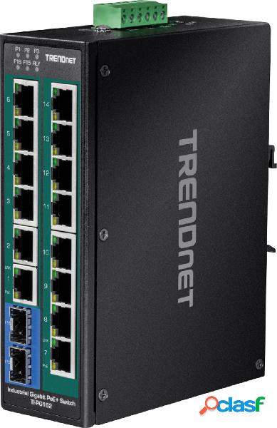 TrendNet TI-PG162 Switch ethernet industriale 10 / 100 /