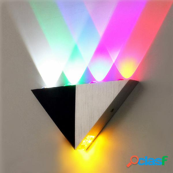 Triangolo multicolore 5W LED lampada da parete sconce su e