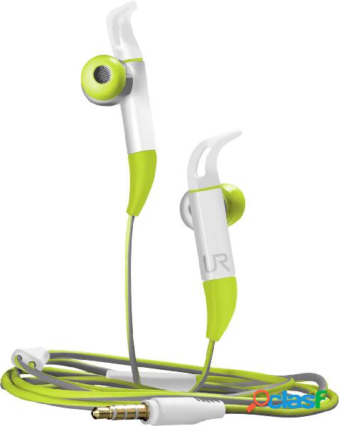 Trust Fit Sport Cuffie auricolari via cavo Verde headset con