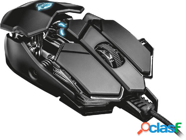 Trust GXT138 X-Ray Illuminated Mouse da gioco USB Ottico
