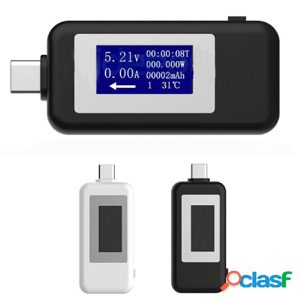Type C USB Tester DC Voltmetro digitale USB C Voltage