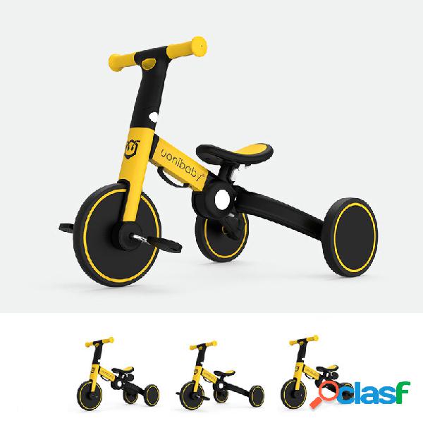 UONIBABY 4-in-1 Triciclo per bambini pieghevole per bambini