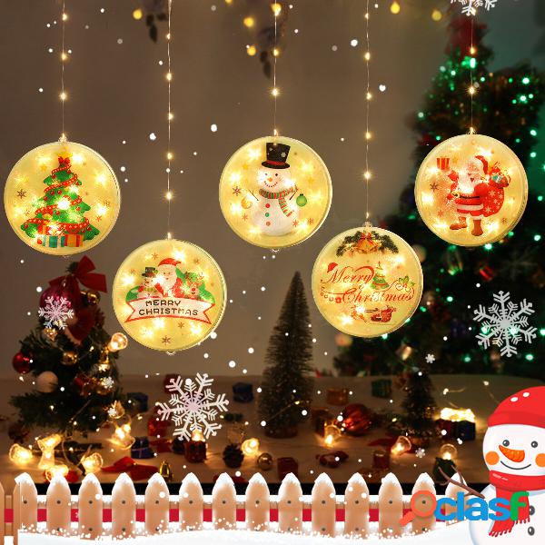 USB Hanging 3D Christmas LED String Light Novelty Decorative