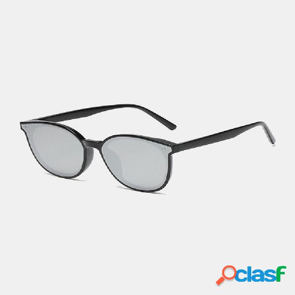 Unisex PC Cat-eye Large Frame PC lente Occhiali da sole con