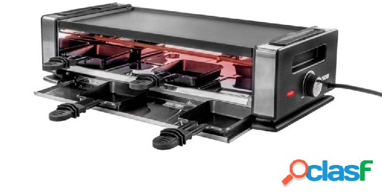 Unold Delice Basic Raclette Nero, acciaio inox