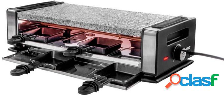 Unold Raclette Nero, acciaio inox