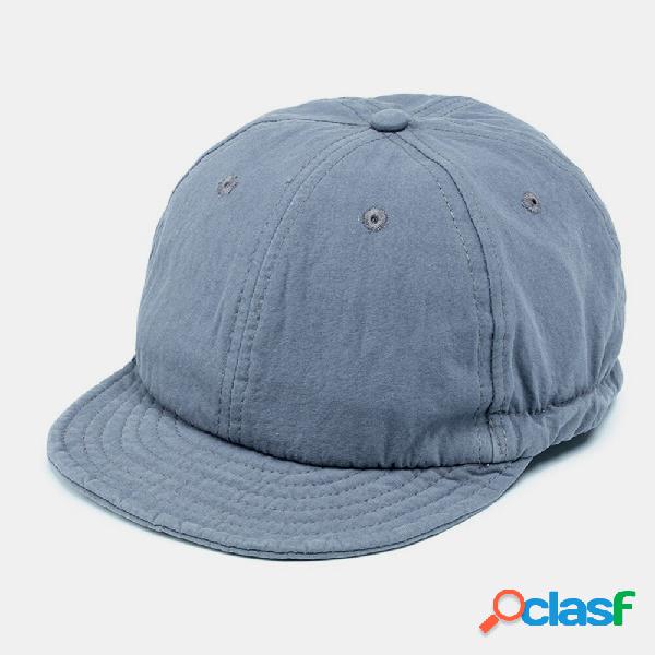 Uomo Cotton Vintage Wash Soft Cappello da baseball a tesa