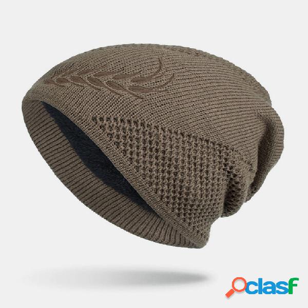 Uomo Inverno Plus Cappello a cuffia caldo lavorato a maglia