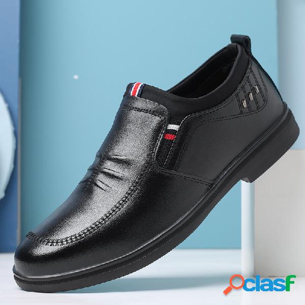 Uomo Vera Pelle Antiscivolo Soft Scarpe da lavoro per il