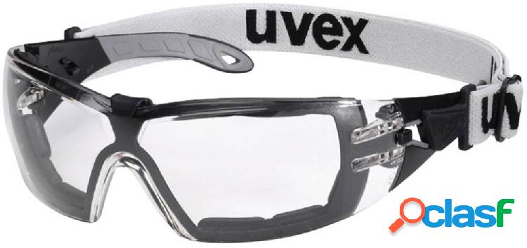 Uvex pheos guard 9192180 Occhiali di protezione Nero, Grigio