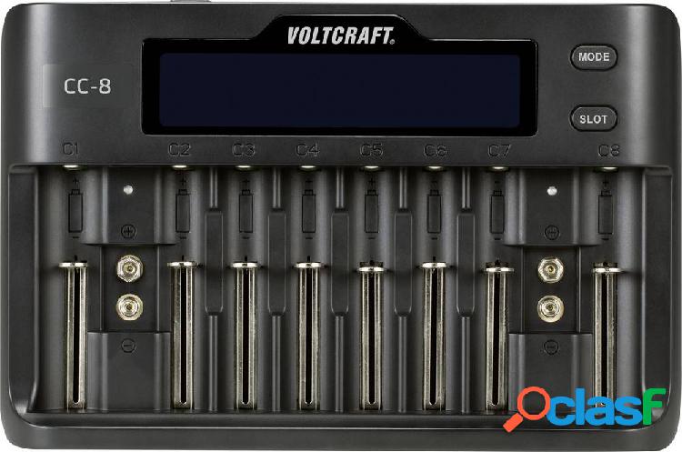 VOLTCRAFT CC-8 Caricabatterie universale LiIon, LiFePO,