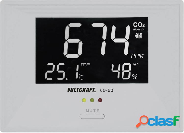 VOLTCRAFT CO-60 Misuratore di anidride carbonica 0 - 3000