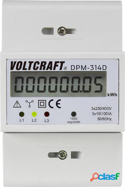 VOLTCRAFT DPM-314D Contatore corrente trifase digitale 100 A