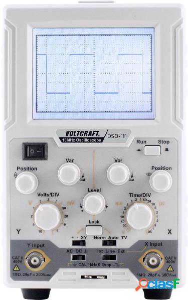 VOLTCRAFT DSO-111 SE Oscilloscopio digitale 10 MHz 1 canale