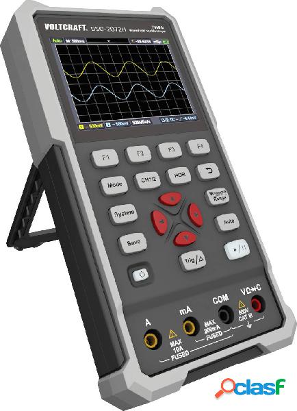 VOLTCRAFT DSO-2072H Oscilloscopio portatile 70 MHz 2 canali