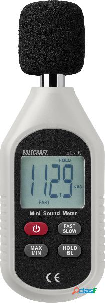 VOLTCRAFT Fonometro SL-10 30 - 130 dB 31.5 Hz - 8 kHz