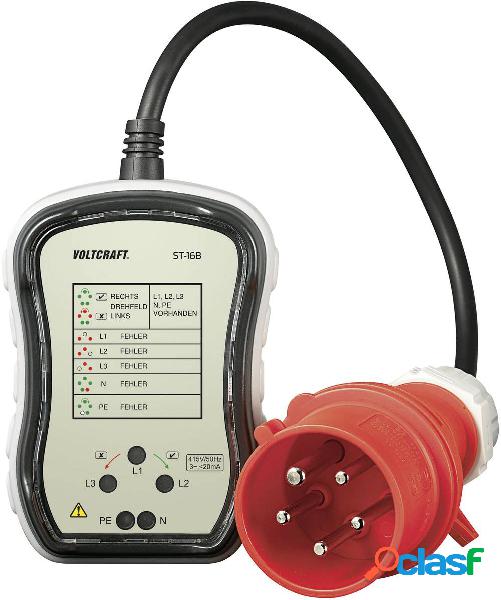 VOLTCRAFT ST-32B Tester presa di corrente