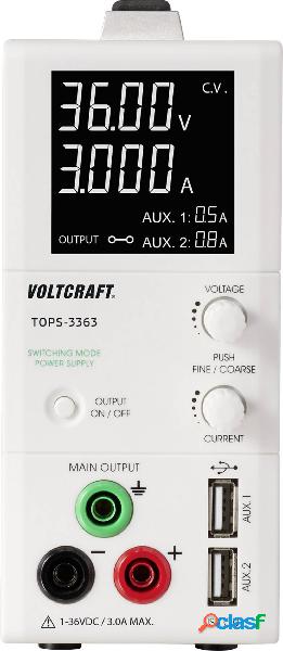 VOLTCRAFT TOPS-3363 Alimentatore da laboratorio regolabile 1