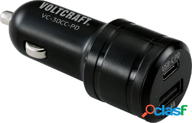 VOLTCRAFT VC-30CC-PD Automobile Caricatore USB 2 x USB,