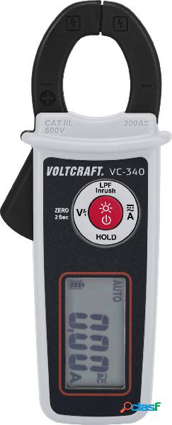 VOLTCRAFT VC-340 Pinza amperometrica digitale CAT II 600 V,