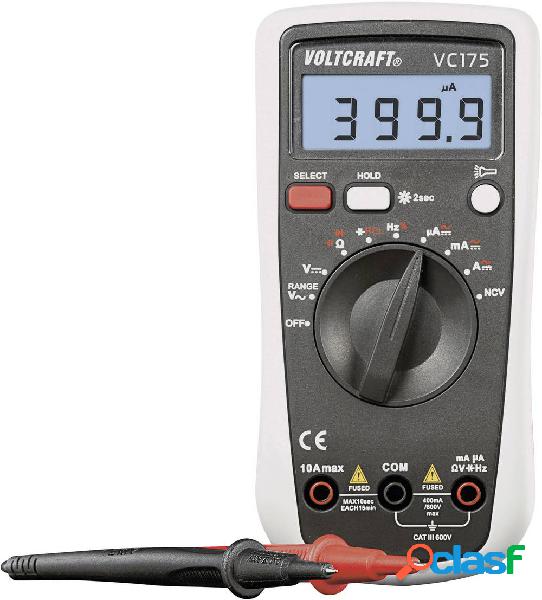 VOLTCRAFT VC175 Multimetro portatile Calibrato (ISO)