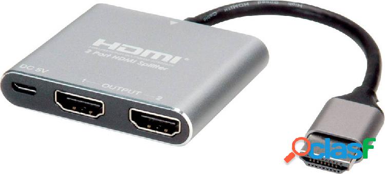 Value 14.99.3585 Distributore, splitter HDMI 3840 x 2160