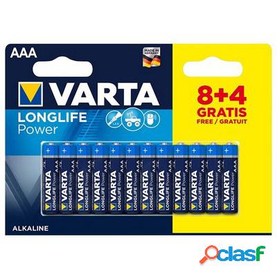 Varta Longlife Power 12 Batterie ministilo AAA 1,5V Alcaline