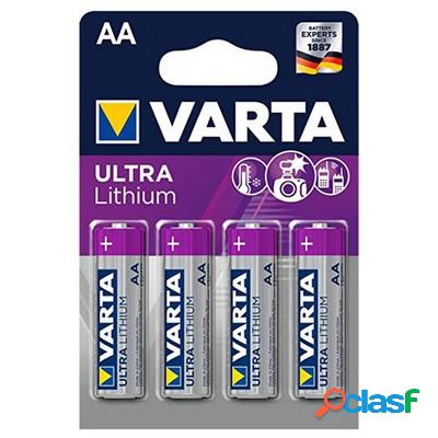 Varta Ultra Lithium 4 Batterie stilo AA 1,5V al Litio