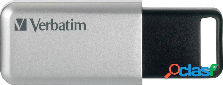 Verbatim Secure Pro Chiavetta USB 32 GB Argento/Nero 98665