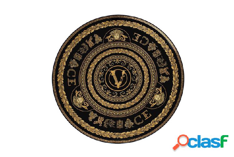 Versace Piatto segnaposto Virtus Gala porcellana nero nero