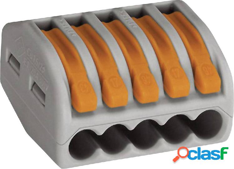 WAGO 222-415-1 222 Morsetto flessibile: 0.08-4 mm² rigido: