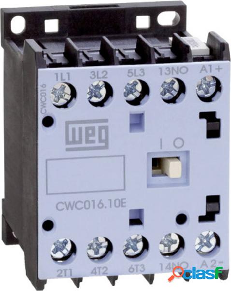 WEG CWC012-10-30C03 Contattore 3 NA 5.5 kW 24 V/DC 12 A con