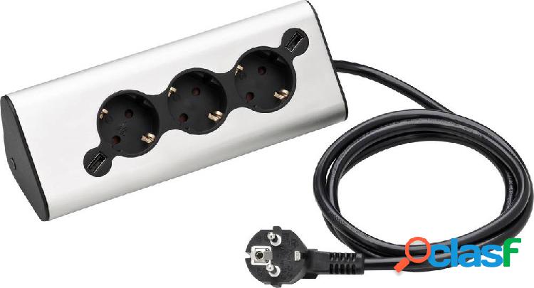 WMF 419040011 Presa di corrente acciaio inox Schuko 1 pz.
