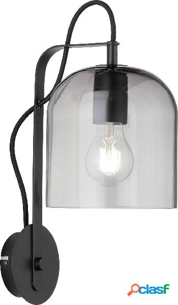 WOFI 1flg 433801109000 Lampada da parete E27 Nero