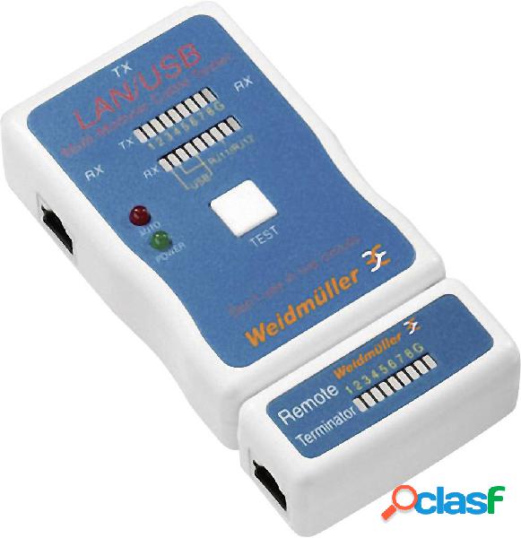 Weidmüller LAN USB TESTER Adatto per LAN, USB