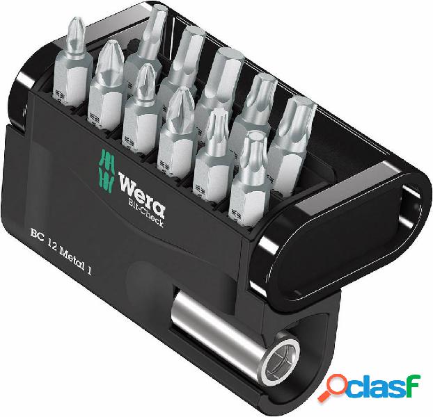 Wera Bit-Check 12 Metal 1 05057424001 Kit inserti 12 parti