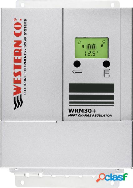 Western Co. WRM30+ Regolatore di carica MPPT 12 V, 24 V, 48
