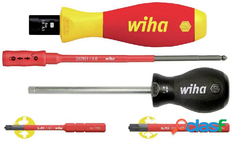 Wiha 38074 VDE Kit cacciaviti dinamometrici 5 parti 0.8 - 5