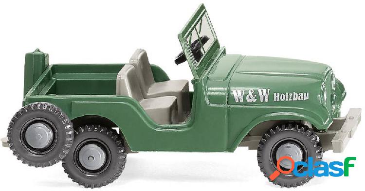 Wiking 001103 H0 Jeep W & W in legno