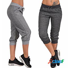 Womens Athleisure Sweatpants Joggers Bottoms Fitness Running