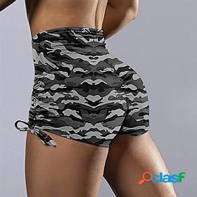 Women's Casual / Sporty Athleisure Ruched Butt Lifting Print