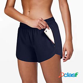 Womens Casual / Sporty Athleisure Side Pockets Elastic Waist
