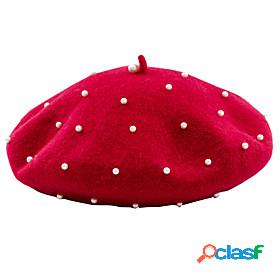 Womens Classic Timeless Party Wedding Street Beret Hat