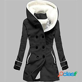 Womens Coat Spring Summer Street Daily Going out Regular